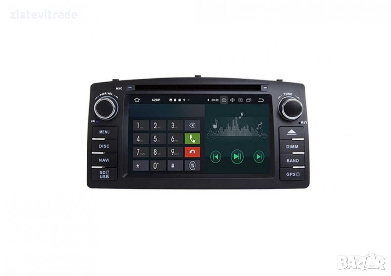 TOYOTA COROLLA E120 BYD - 6.2'' 2000-2007  Андроид Навигация, 9052, снимка 1
