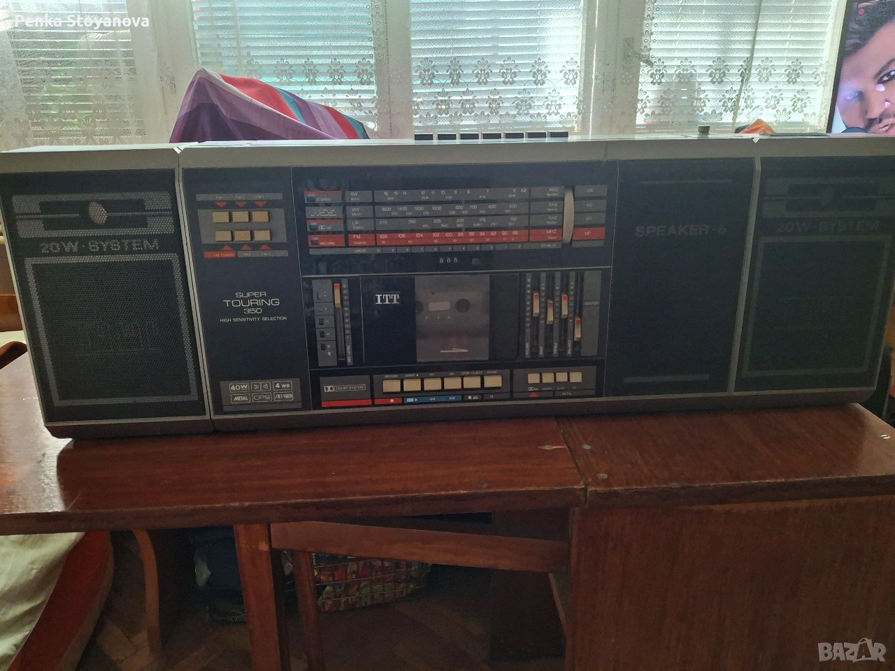 Радио касетофон ITT super Touring 350, снимка 1