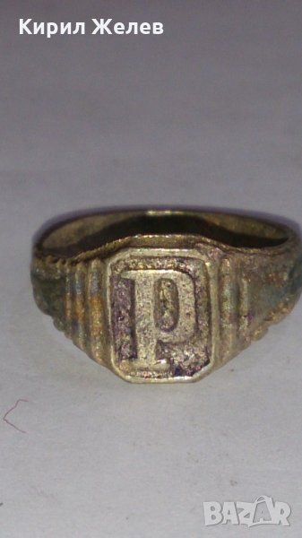 Стар пръстен уникат над стогодишен сачан - 60031, снимка 1