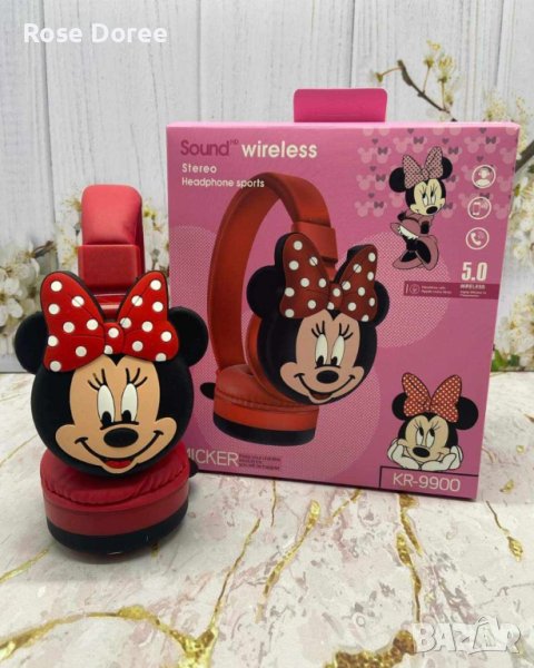 Безжични слушалки за момичета и момчета Мики И Мини Маус, снимка 1