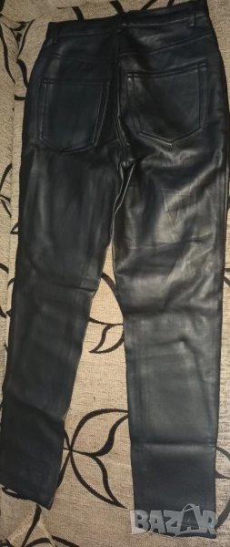 Кожен панталон, черен, зимен номер 29, нов, снимка 1