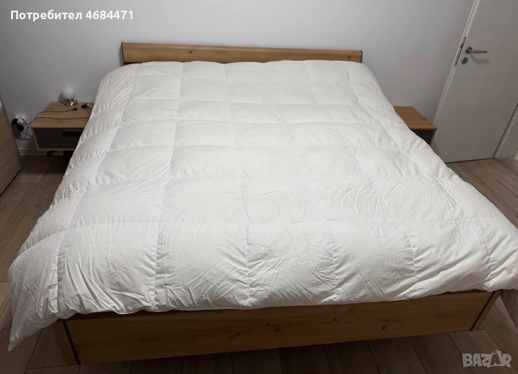 УЛТРА ТОПЛА ПУХЕНА ЗАВИВКА 240 х 220 см - 90% Естествен пух, снимка 1