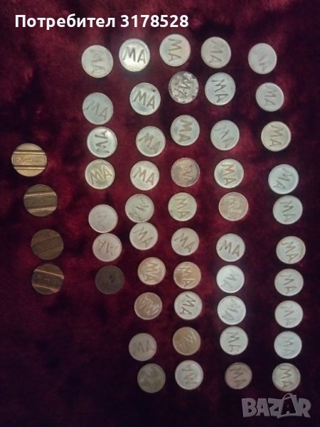 Стари телефонни жетони, снимка 1