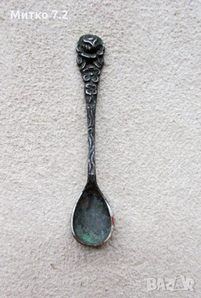 сребърна лъжичка - 5, снимка 1