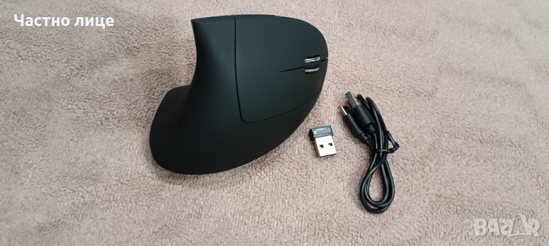 Вертикална мишка с USB зареждане , снимка 1