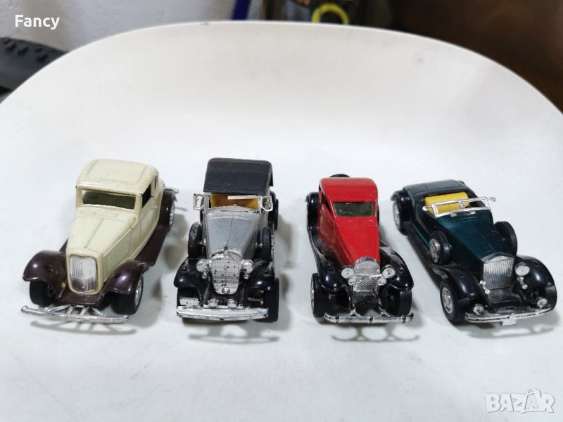 Метални колички Yatming 4 броя , снимка 1