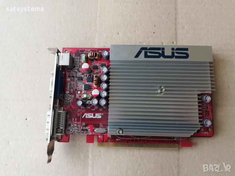 Видео карта ATi Radeon Asus HD EAH2400 Pro Silent PCI-E, снимка 1