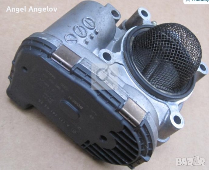 Дроселова клапа Mercedes-Benz C Class W 203 2001-2007 2.0i 2.3i Bosch 0280750074 A1111410325, снимка 1