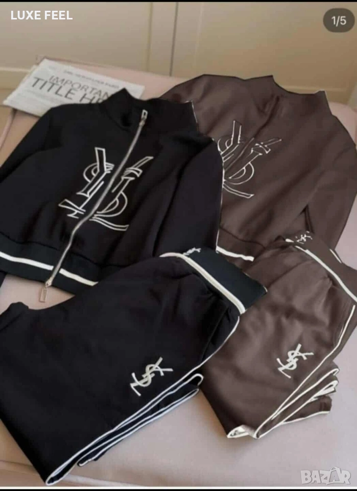 YVES SAINT LAURENT ⚜️ Дамски Комплект - Черен , снимка 1