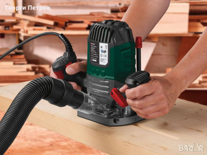 НОВА Parkside Оберфреза 1200W за дърво пластамас и метали 6бр.Фрези, снимка 1