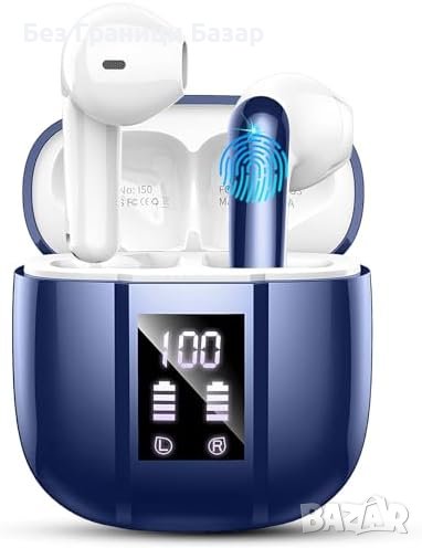 Нови Безжични Bluetooth 5.3 Слушалки с HiFi Звук Подарък, снимка 1