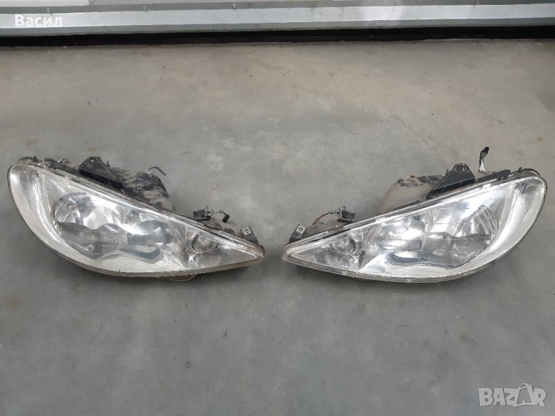 Ляв фар Десен фар Peugeot 206 cc Cabriolet 1.6 16V Пежо 206 Кабрио 1.6 16В pejo, снимка 1