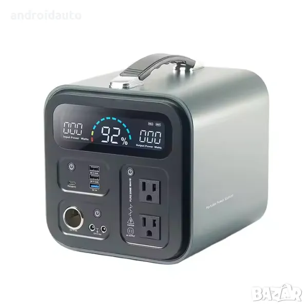 Преносим соларен генератор за ток Power Station G52 600W, 550Wh, снимка 1