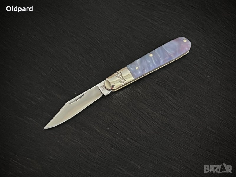 Компактен сгъваем джобен нож RR Purple Swirl Small Barlow. (RR2153), снимка 1