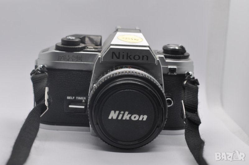 Фотоапарат Nikon FG-20 с обектив Nikkor 50mm f/1.8, снимка 1