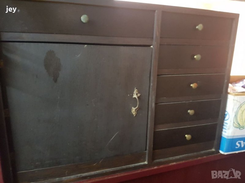 Старо шкафче масив, снимка 1