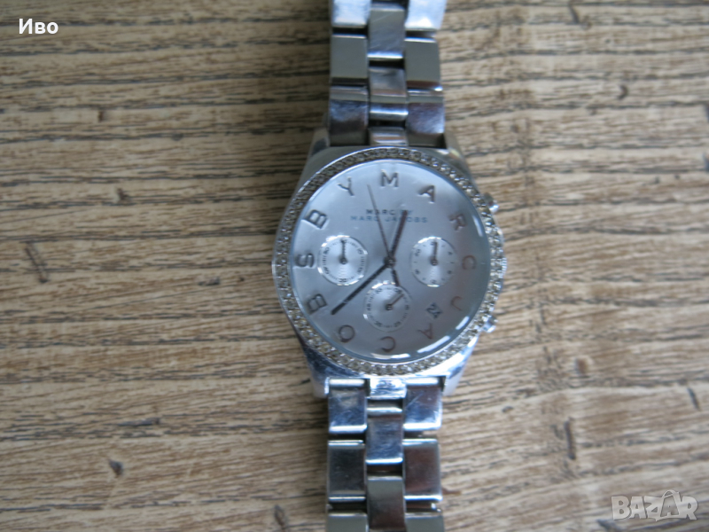 Marc Jacobs дамски стоманен хроно часовник MBM3104, снимка 1