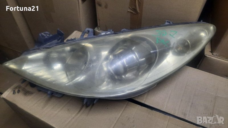 Peugeot 307 2005+ - оригинален фар с лупа - пежо, снимка 1
