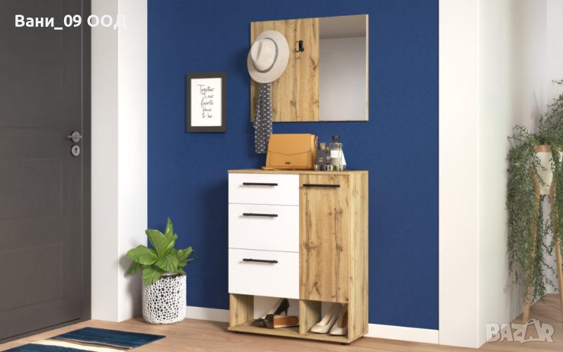 Портманто от 2 части-шкаф и огледало, снимка 1