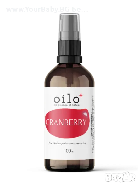 Oilo БИО Етерични масла - Червени боровинки Oilo Bio Cranberries Oil 100 мл -23%, снимка 1