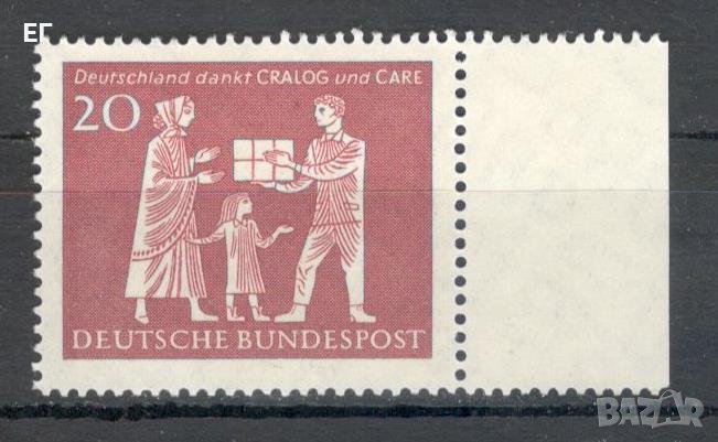 ГФР, 1963 г. - единична марка без печат, 1*38, снимка 1