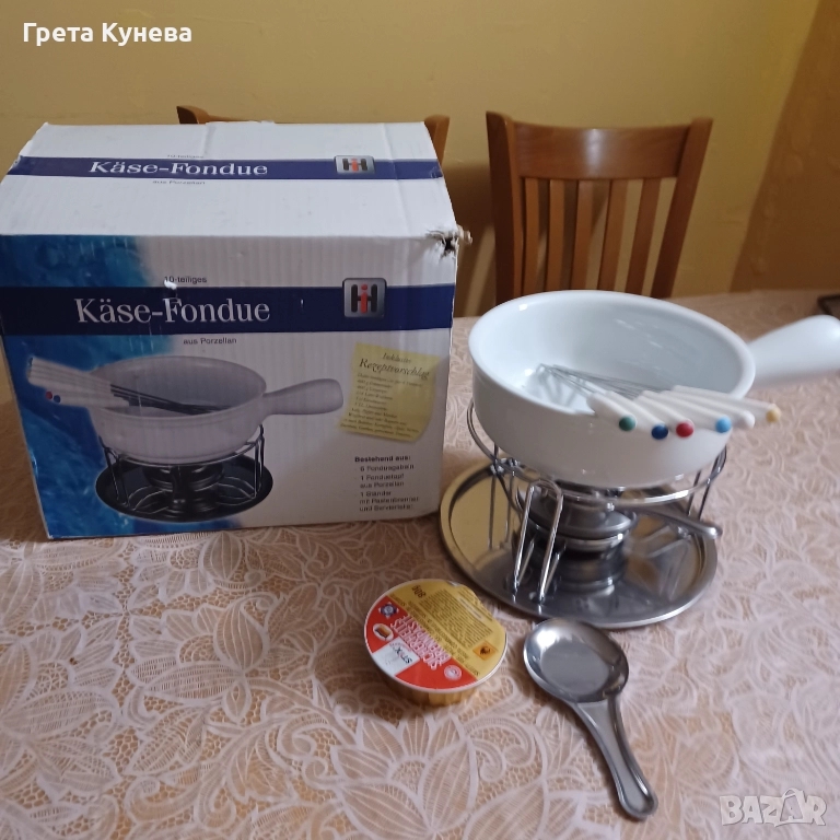 Фондю за сирена и шоколад, снимка 1