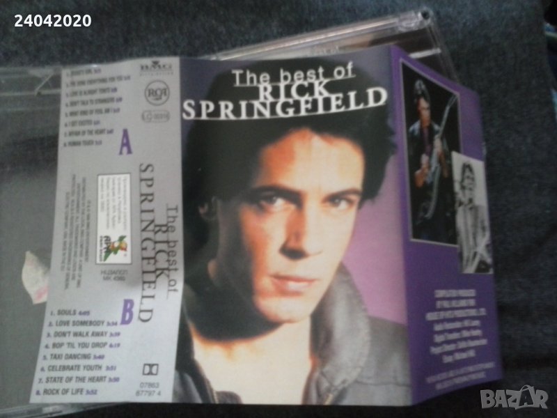 Rick Springfield ‎– The Best Of лицензна касета, снимка 1