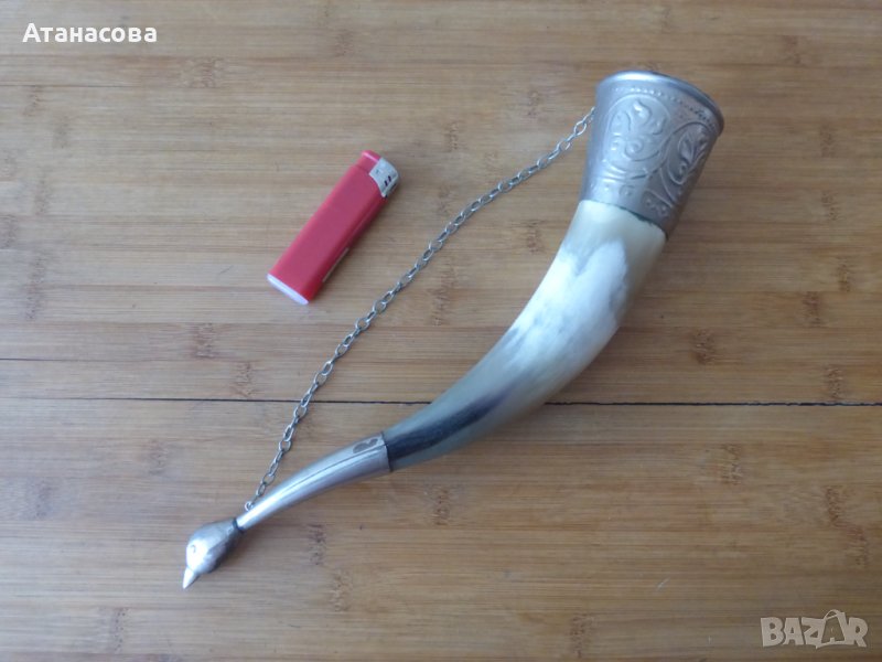 Голяма грузинска чаша рог, снимка 1