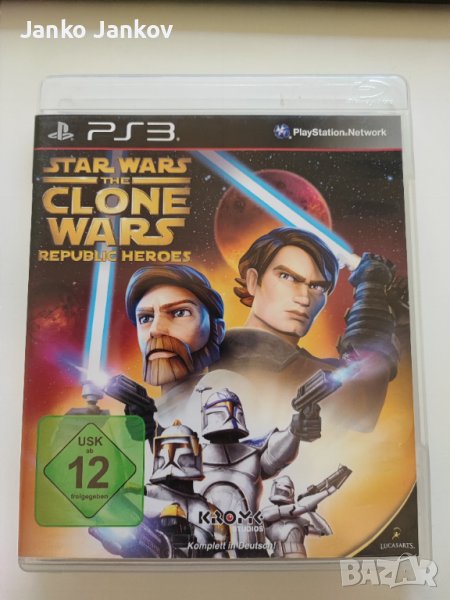 Star Wars the Clone Wars - Republic Heroes Игра за PS3 Междузвездни войни, снимка 1