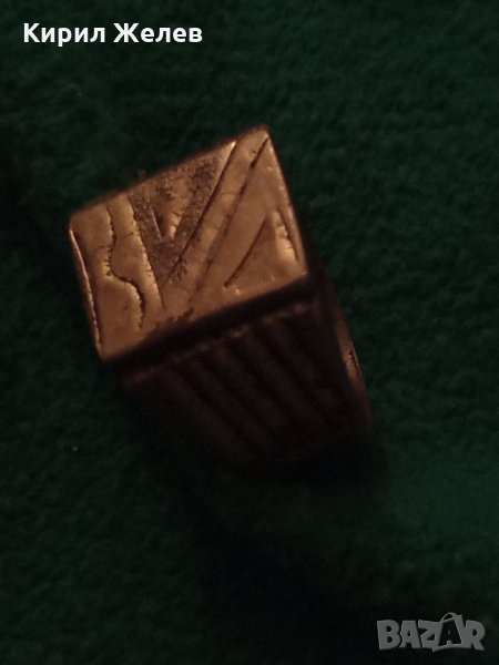 Пръстен стар бронзов 6931, снимка 1