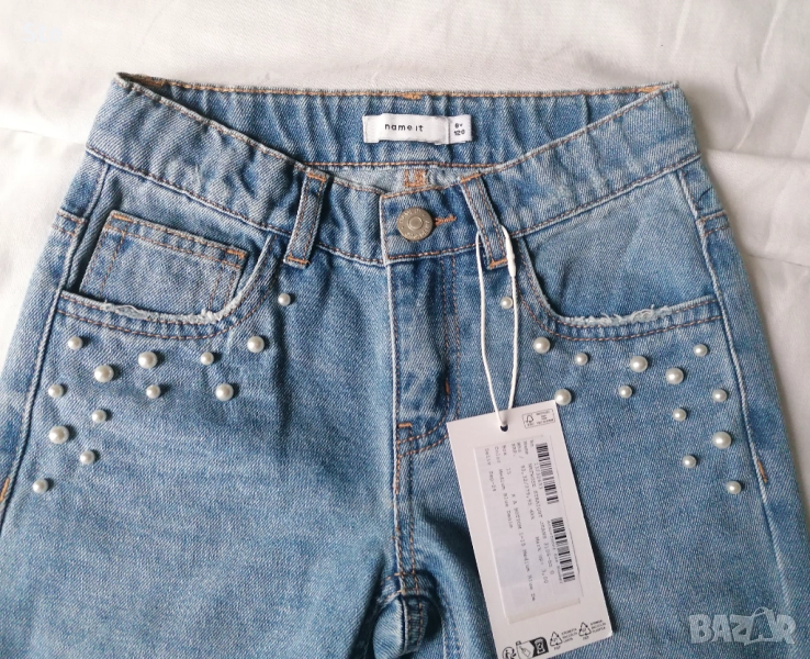 Нови дънки Name it за момиче 128 р-р, снимка 1