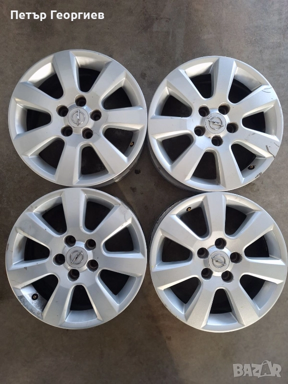 ОРИГИНАЛНИ АЛУМИНИЕВИ ДЖАНТИ ЗА ОПЕЛ  -5Х110Х65-16 цола, снимка 1