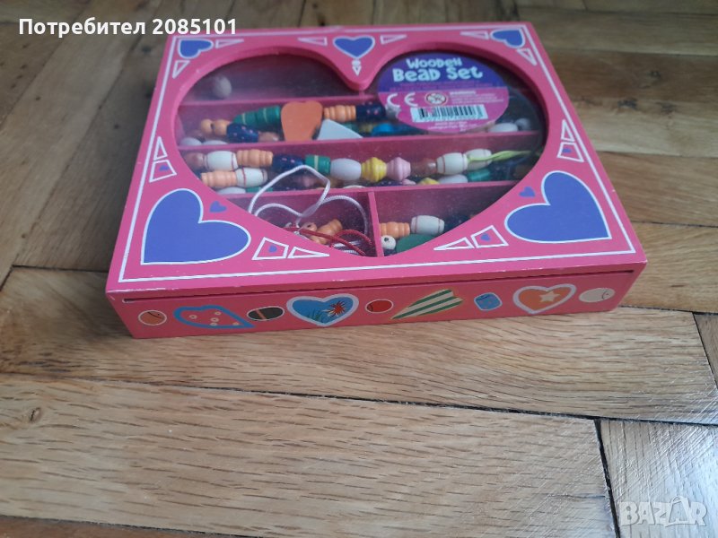 Детски комплект за изработка на гривни и гердани, снимка 1