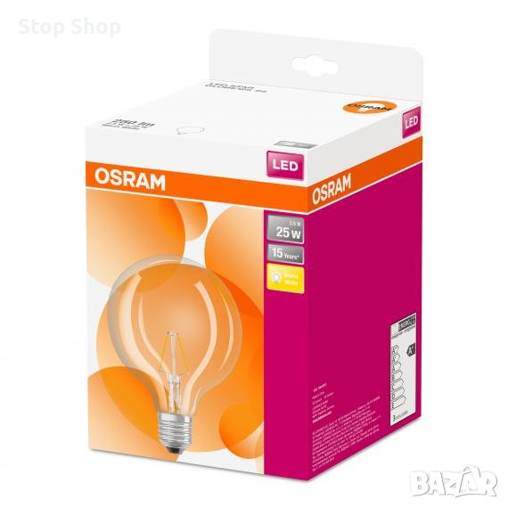 Osram LED Star Retrofit Filament Globe 125, E27, снимка 1