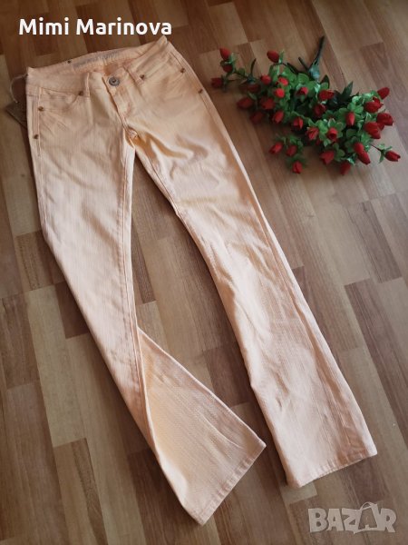 Дънки Цвят Праскова, снимка 1