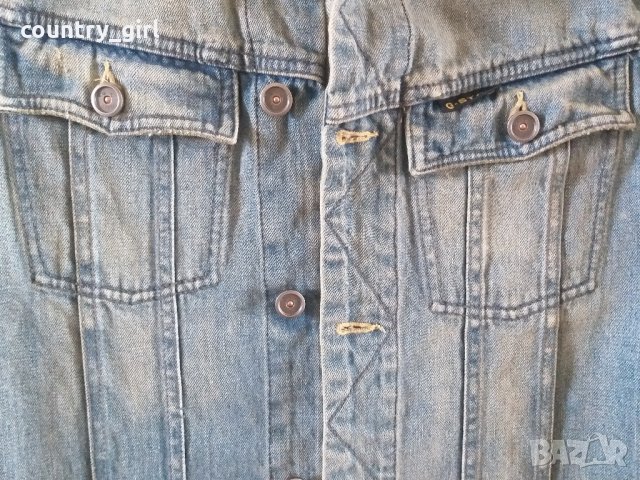 g-star - страхотно дънково яке  КАТО НОВО, снимка 7 - Якета - 26505417