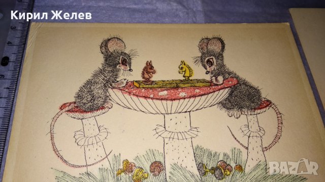 ДВЕ МНОГО ИНТЕРЕСНИ КРАСИВИ СТАРИ РЕДКИ ПОЩЕНСКИ КАРТИЧКИ БЪЛГАРИЯ 5902, снимка 2 - Филателия - 38572328