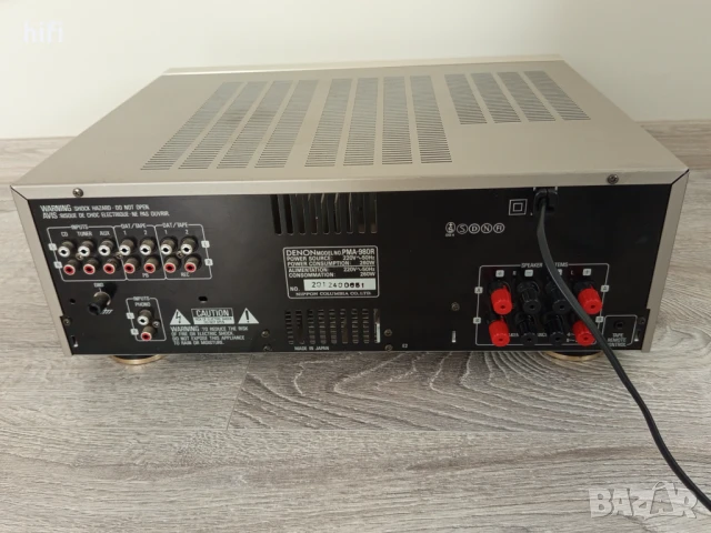 Стерео усилвател Denon PMA-980R, снимка 6 - Ресийвъри, усилватели, смесителни пултове - 51019400