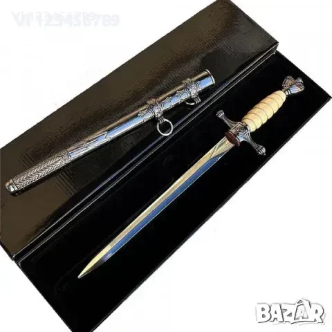 Офицерски кинжал-Трети райх,черен/БЯЛ 260х400, снимка 2 - Колекции - 50741258