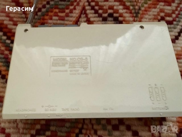 Уокмен walkman casette player Shinaon cs-3 , снимка 3 - Радиокасетофони, транзистори - 52108631