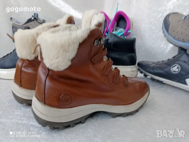 Водоустойчиви, КАТО НОВИ боти SNOW BOOTS TIMBERLAND® оригинал​, 37 - 38, 100% ЕСТЕСТЕСТВЕНА КОЖА, снимка 15 - Други - 49981981