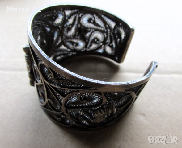 дамска сребърна гривна - 17, снимка 6 - Гривни - 43377124