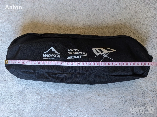 Преносима сгъваема пътна маса WIDESEA WSTB-201, снимка 2 - Къмпинг мебели - 53104390