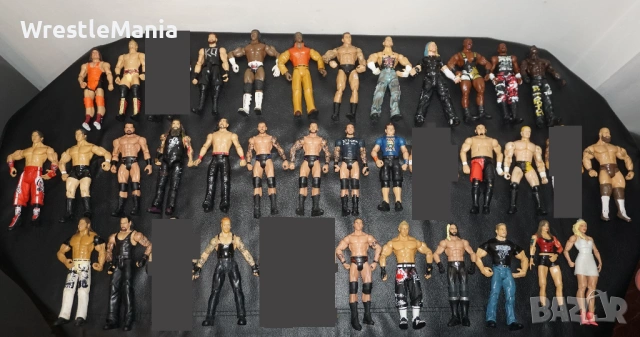 32 Кеч Фигури Lita/Lana/Test/D-Von Dudley/Samoa Joe/The Undertaker/Shane Douglas/The Miz/Seth Rollin