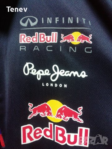 Pepe Jeans London Red Bull Racing F1 Infiniti оригинална тениска фланелка L Ред Бул, снимка 9 - Тениски - 43275433