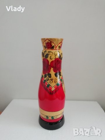 Оригинална руска матрьошка за бутилка, снимка 2 - Сувенири от дърво - 43819248