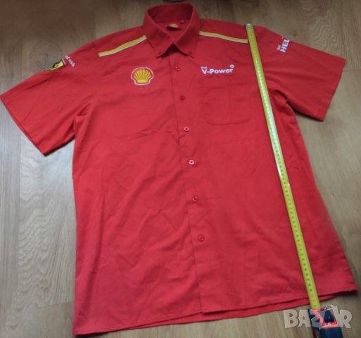 Ferrari Shell V Power - мъжка риза, снимка 7 - Ризи - 39313841