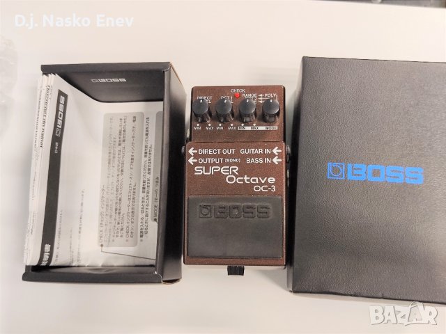 Boss OC-3 Super Octaver pedal - Супер октавер педал от Бос /КАТО НОВ/, снимка 1 - Китари - 37917459