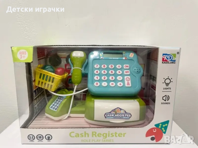 Касов апарат с баркод четец и кошница, с калкулатор , снимка 3 - Други - 52684336