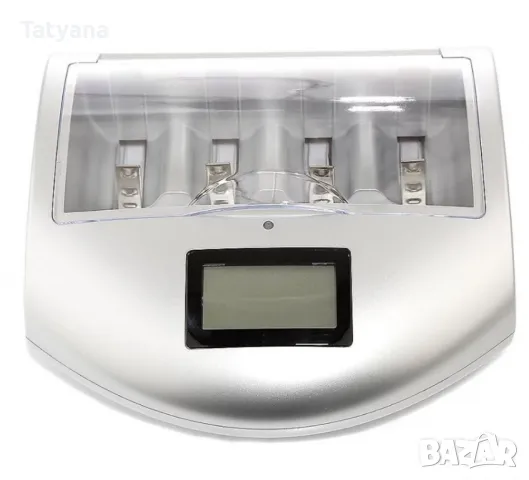 Универсално зарядно устройство за батерии с LCD дисплей и USB порт CHARGE KING, снимка 1